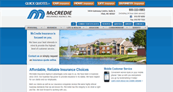 Desktop Screenshot of mccredieins.com