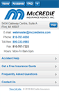 Mobile Screenshot of mccredieins.com